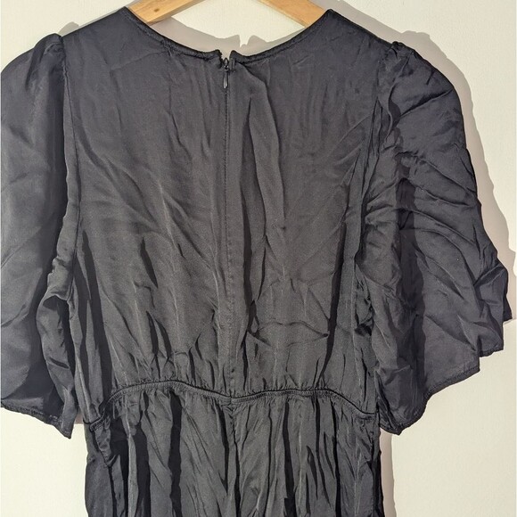 Anthropologie Dolan Left Coast Little Black Wide Leg Jumpsuit Women's Size Small - Picture 5 of 9